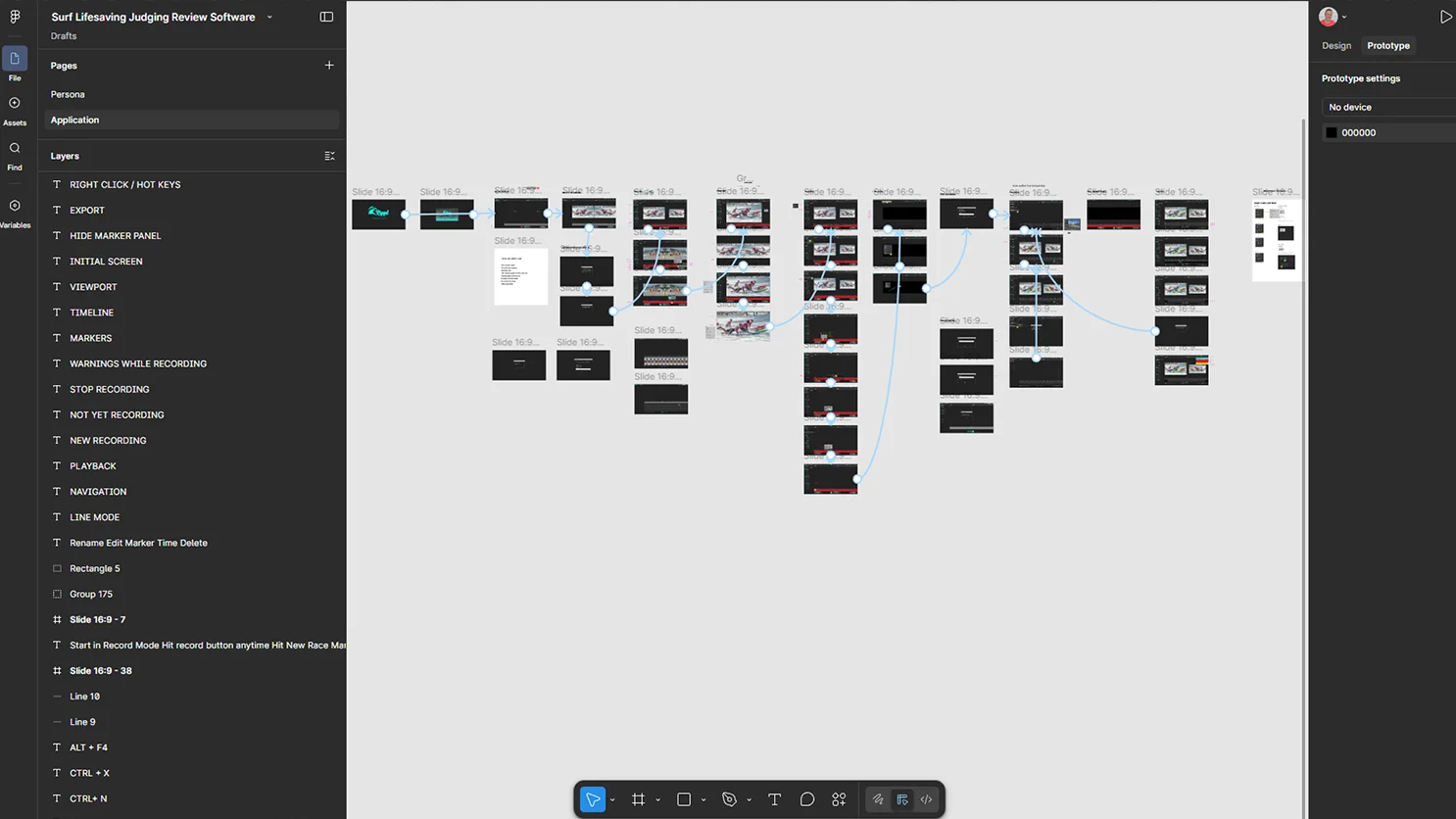 All Rippl screens in Figma