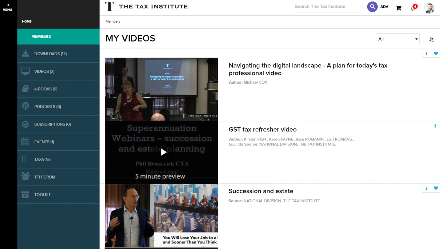 GCG final application — detail view